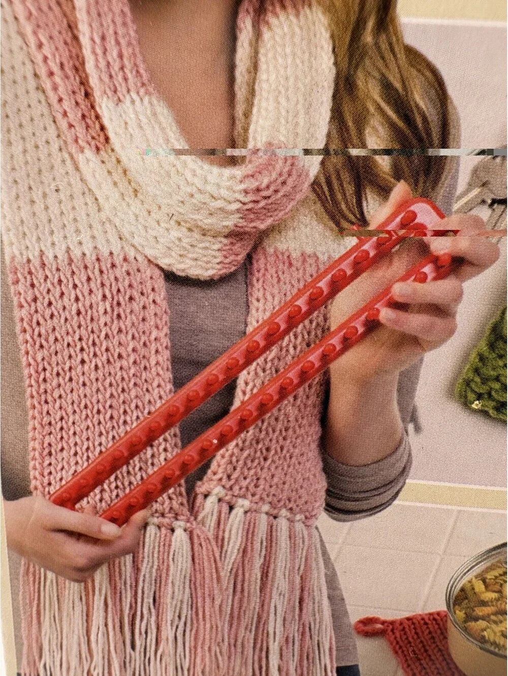 Boye Scarf Loom Knitting Loom Kit 3pc Flat & Double Knit Pattern Included